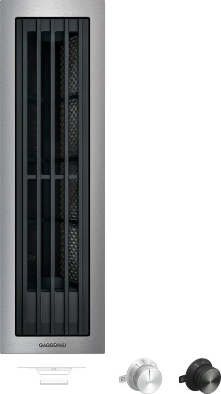 Gaggenau VL414115 — Вытяжной модуль Vario для столешницы 15 см нержавеющая сталь