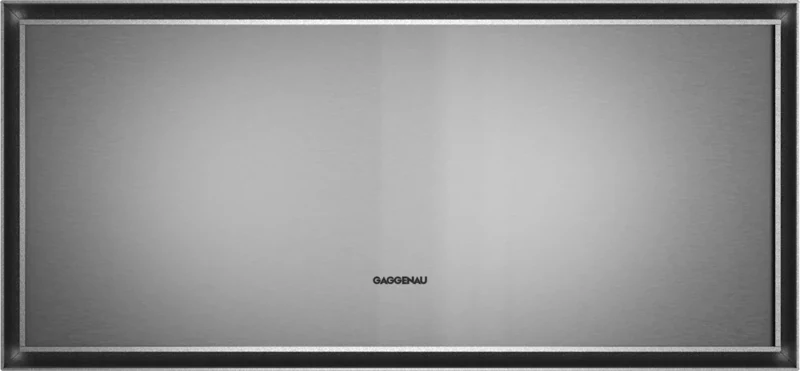 Gaggenau GW452120 — Шкаф для подогрева посуды 60 x 28 см нержавеющая сталь за дымчатым стеклом
